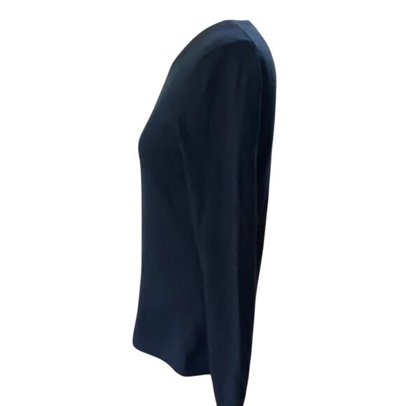 Lands' End Women's Navy blue Crew Neck Sweater size XS Extra Small - Picture 3 of 10